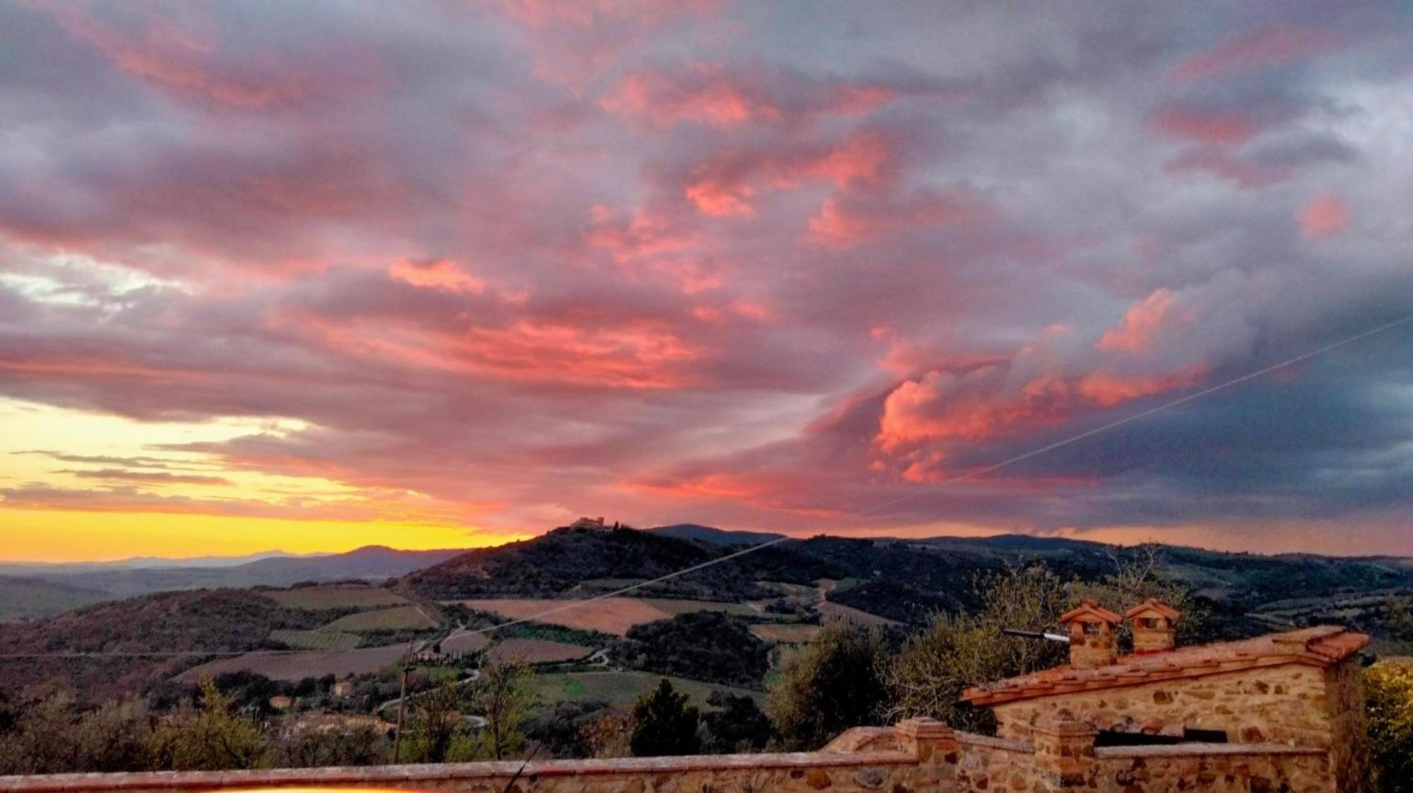 Agriturismo Grossola Castiglione dʼOrcia Dış mekan fotoğraf